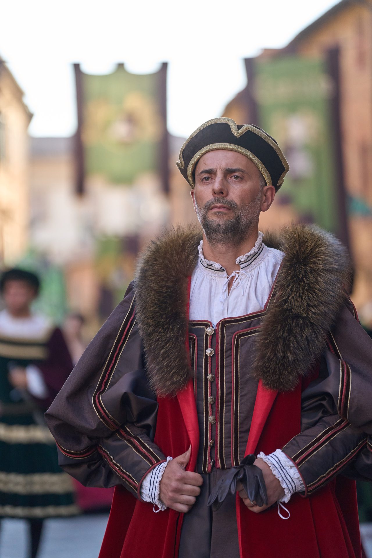 Notable in a tricorne