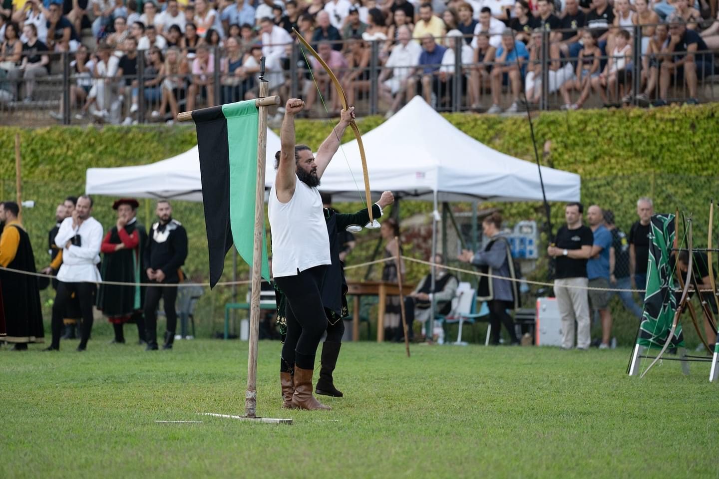 Archer at the shooting trials